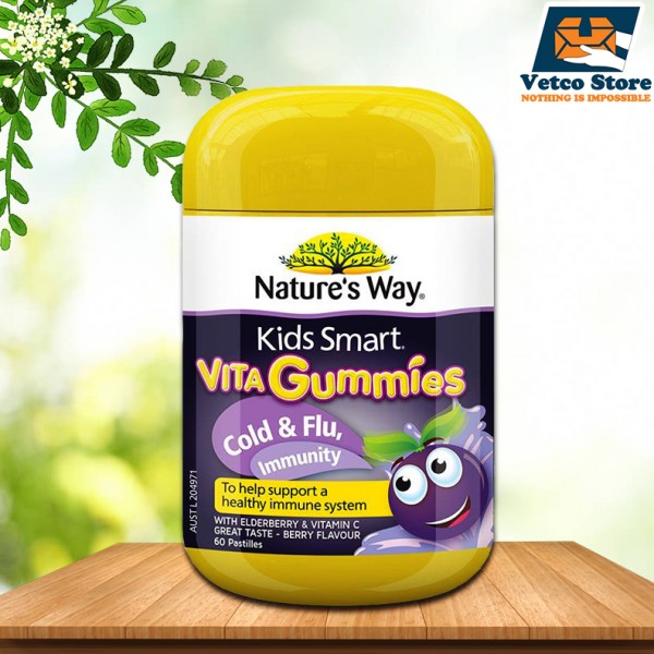 Kẹo Kids Smart Vita Gummies Cold & Flu Immune Support